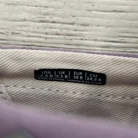 Spenco Sneakers Women’s Size 7.5 Color Lavender Elderberry Suede Comfort Slip-on - Picture 10 of 11